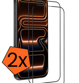 Nomfy Nomfy iPhone 17 Pro Max Screenprotector Glas Full Cover 2D - 2 PACK