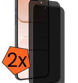 Nomfy Nomfy iPhone Air Screenprotector Glas Privacy - 2 PACK