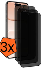 Nomfy Nomfy iPhone Air Screenprotector Glas Privacy - 3 PACK