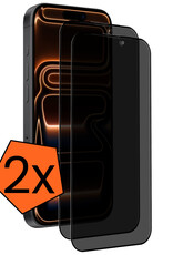 Nomfy Nomfy iPhone 17 Pro Screenprotector Glas Privacy - 2 PACK