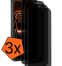 Nomfy Nomfy iPhone 17 Pro Max Screenprotector Glas Privacy - 3 PACK