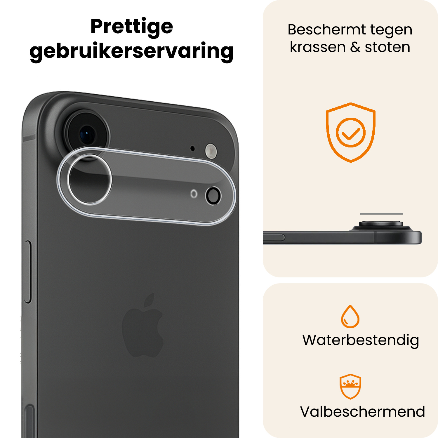 Nomfy Nomfy iPhone Air Camera Screenprotector - 2 PACK