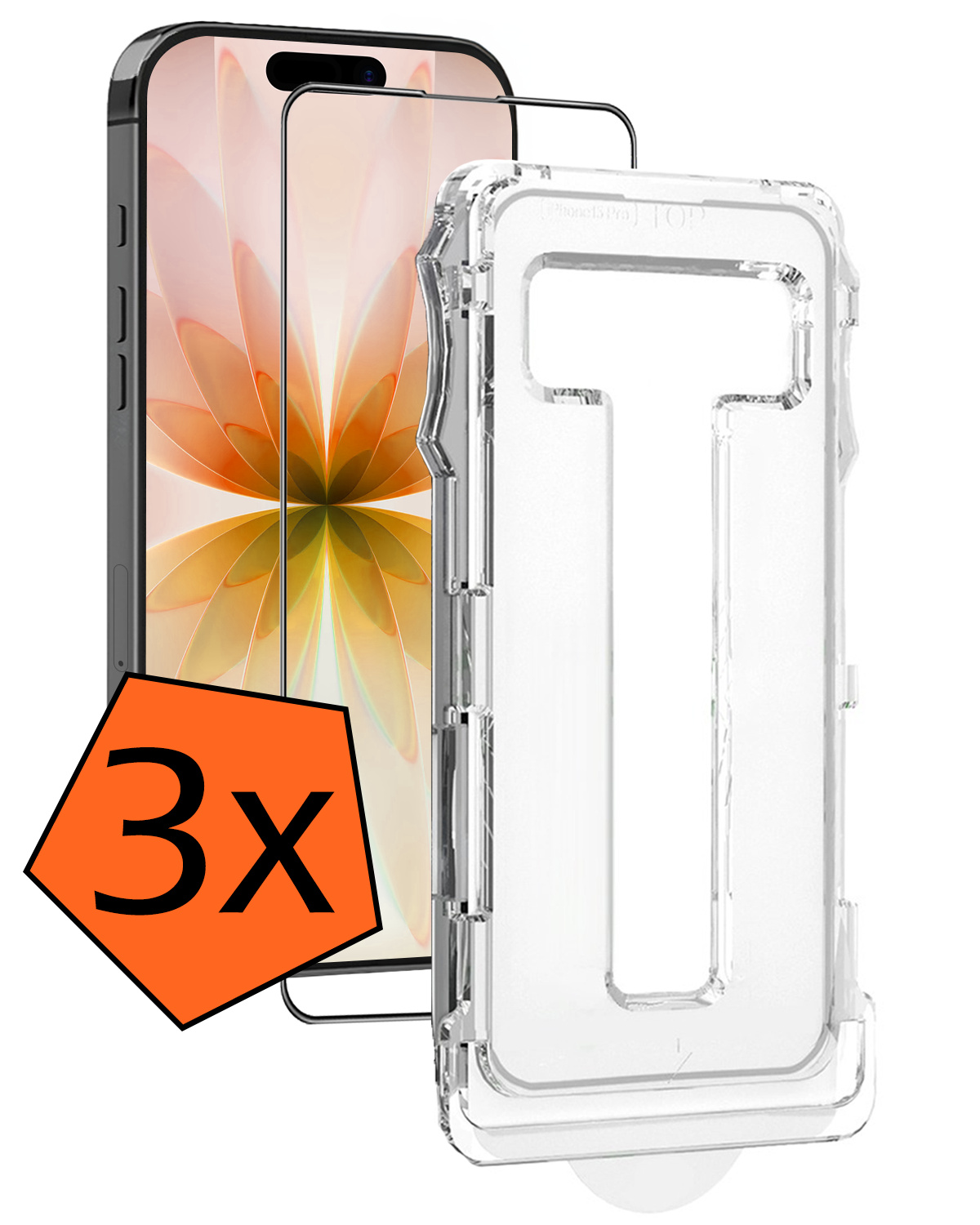 Nomfy Nomfy iPhone 17 Hybrid Screenprotector - 3 PACK