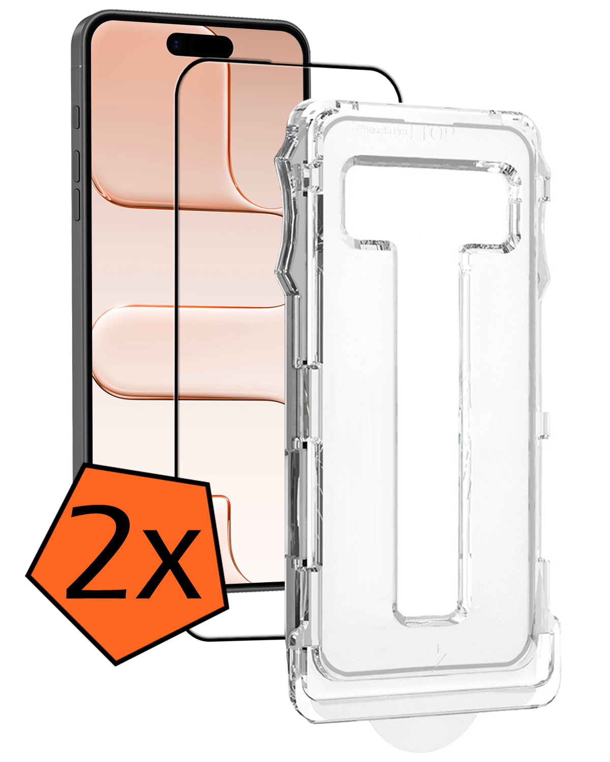 Nomfy Nomfy iPhone Air Hybrid Screenprotector - 2 PACK