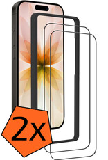 Nomfy Nomfy iPhone 17 Screenprotector Met Installieframe - 2 PACK