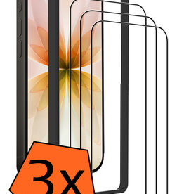 Nomfy Nomfy iPhone 17 Screenprotector Met Installieframe - 3 PACK