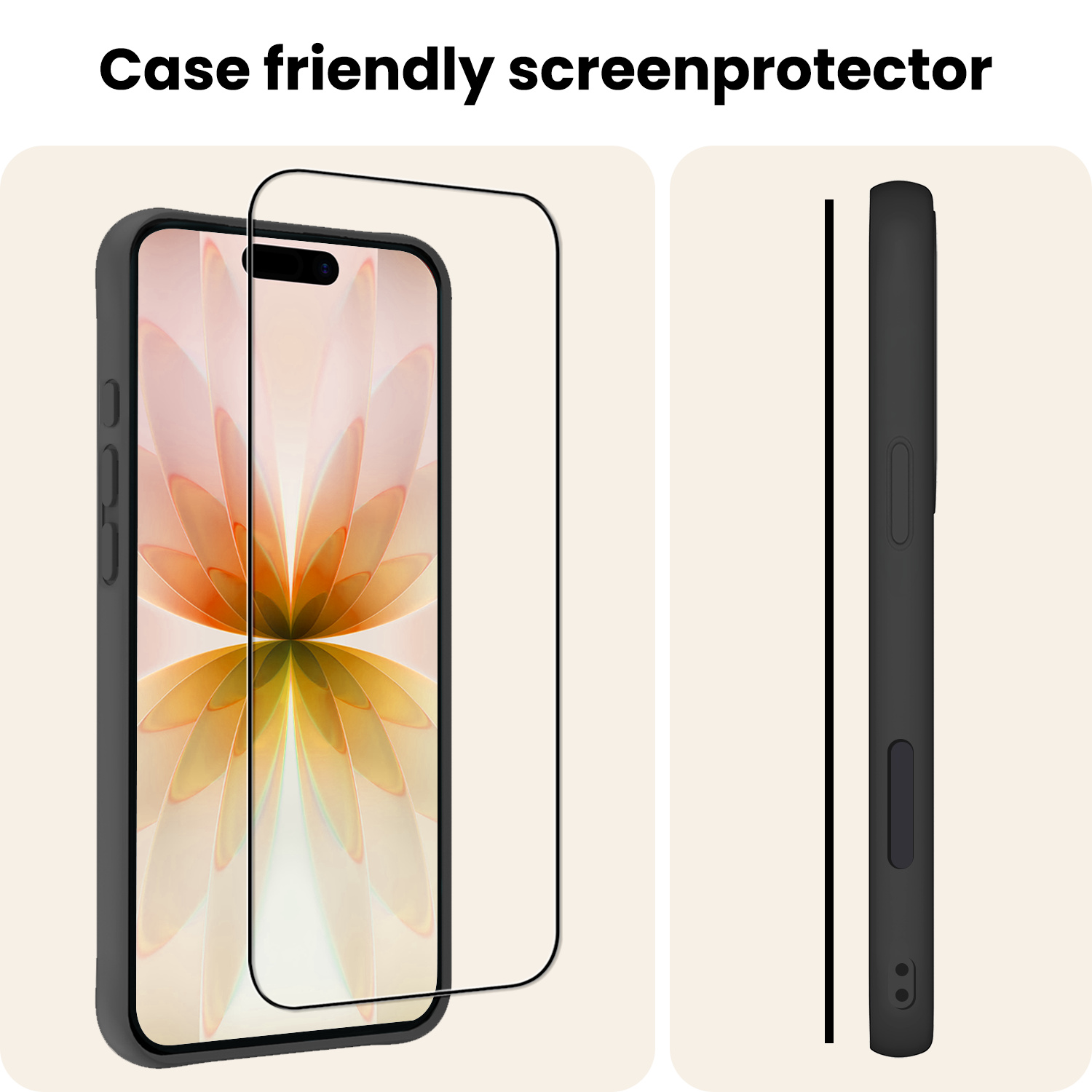 Nomfy Nomfy iPhone 17 Screenprotector Met Installieframe - 3 PACK