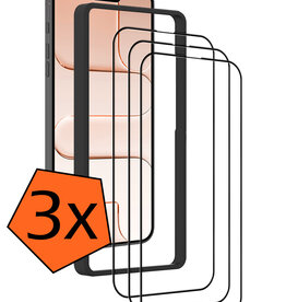 Nomfy Nomfy iPhone Air Screenprotector Met Installieframe - 3 PACK