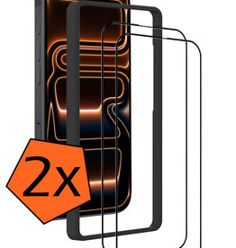 Nomfy Nomfy iPhone 17 Pro Max Screenprotector Met Installieframe - 2 PACK