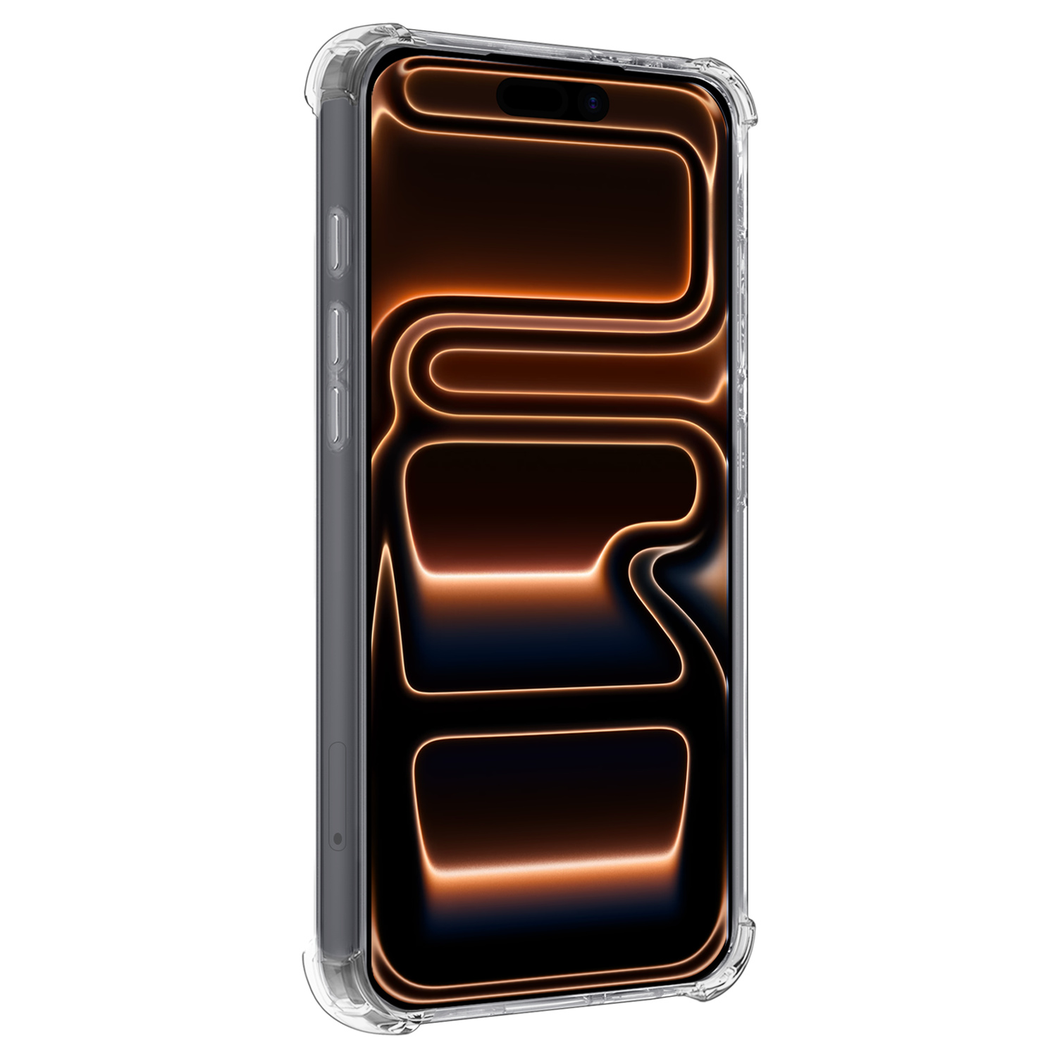 Nomfy Nomfy iPhone 17 Pro Hoesje Shockproof - Transparant - 2 PACK