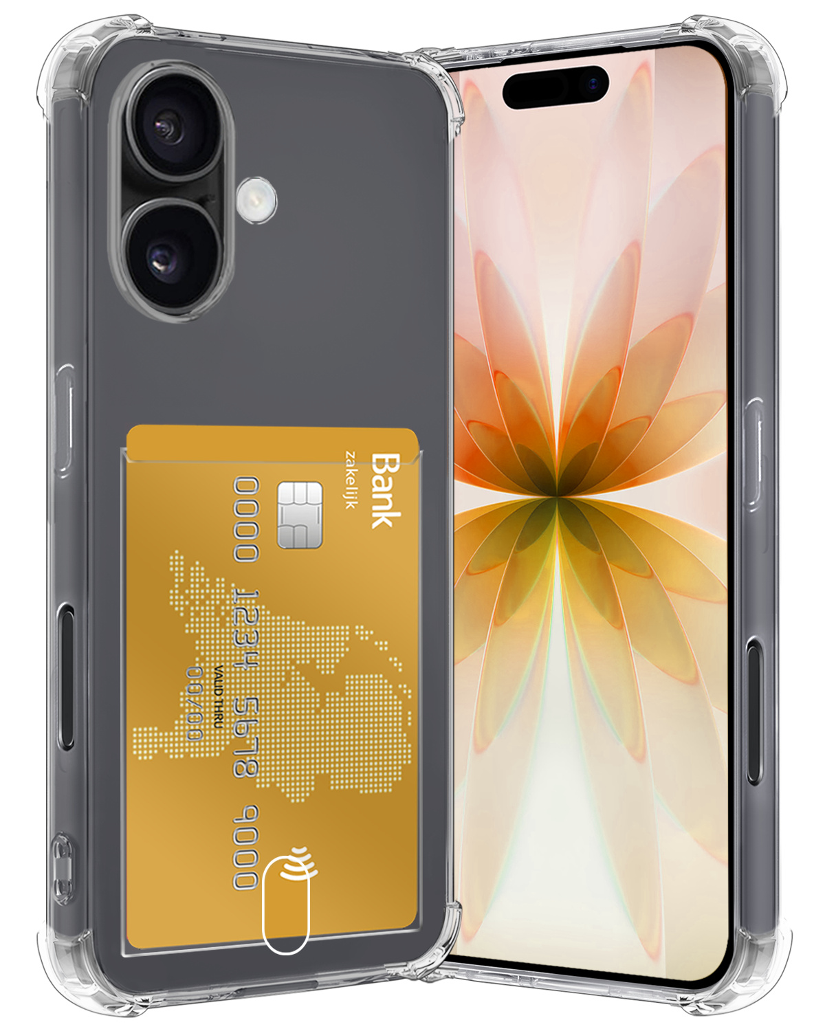 Nomfy Nomfy iPhone 17 Hoesje Pashouder