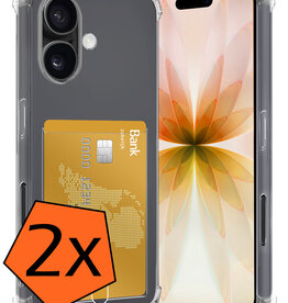 Nomfy Nomfy iPhone 17 Hoesje Pashouder - 2 PACK