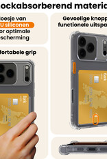 Nomfy Nomfy iPhone 17 Pro Max Hoesje Pashouder Met 2x Screenprotector