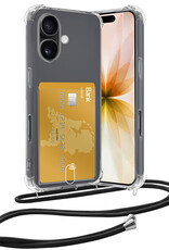 Nomfy Nomfy iPhone 17 Hoesje Pashouder met Koord