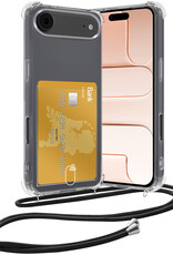 Nomfy Nomfy iPhone Air Hoesje Pashouder met Koord