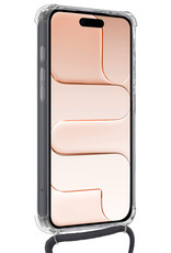 Nomfy Nomfy iPhone Air Hoesje Pashouder met Koord Met 2x Screenprotector