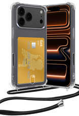 Nomfy Nomfy iPhone 17 Pro Hoesje Pashouder met Koord