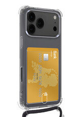 Nomfy Nomfy iPhone 17 Pro Hoesje Pashouder met Koord