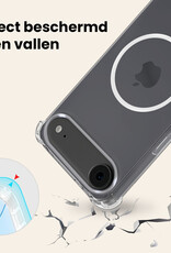 Nomfy Nomfy iPhone Air Magsafe Hoesje - Transparant - 2 PACK