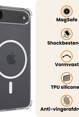 Nomfy Nomfy iPhone Air Magsafe Hoesje Transparant Met Screenprotector