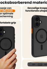 Nomfy Nomfy iPhone 17 Magsafe Hoesje - Zwart