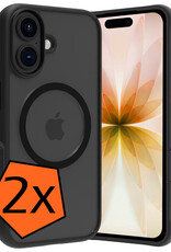 Nomfy Nomfy iPhone 17 Magsafe Hoesje - Zwart - 2 PACK