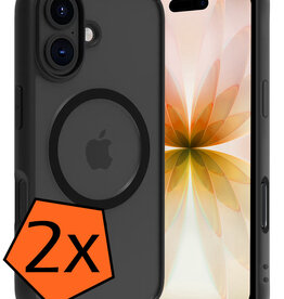 Nomfy Nomfy iPhone 17 Magsafe Hoesje - Zwart - 2 PACK