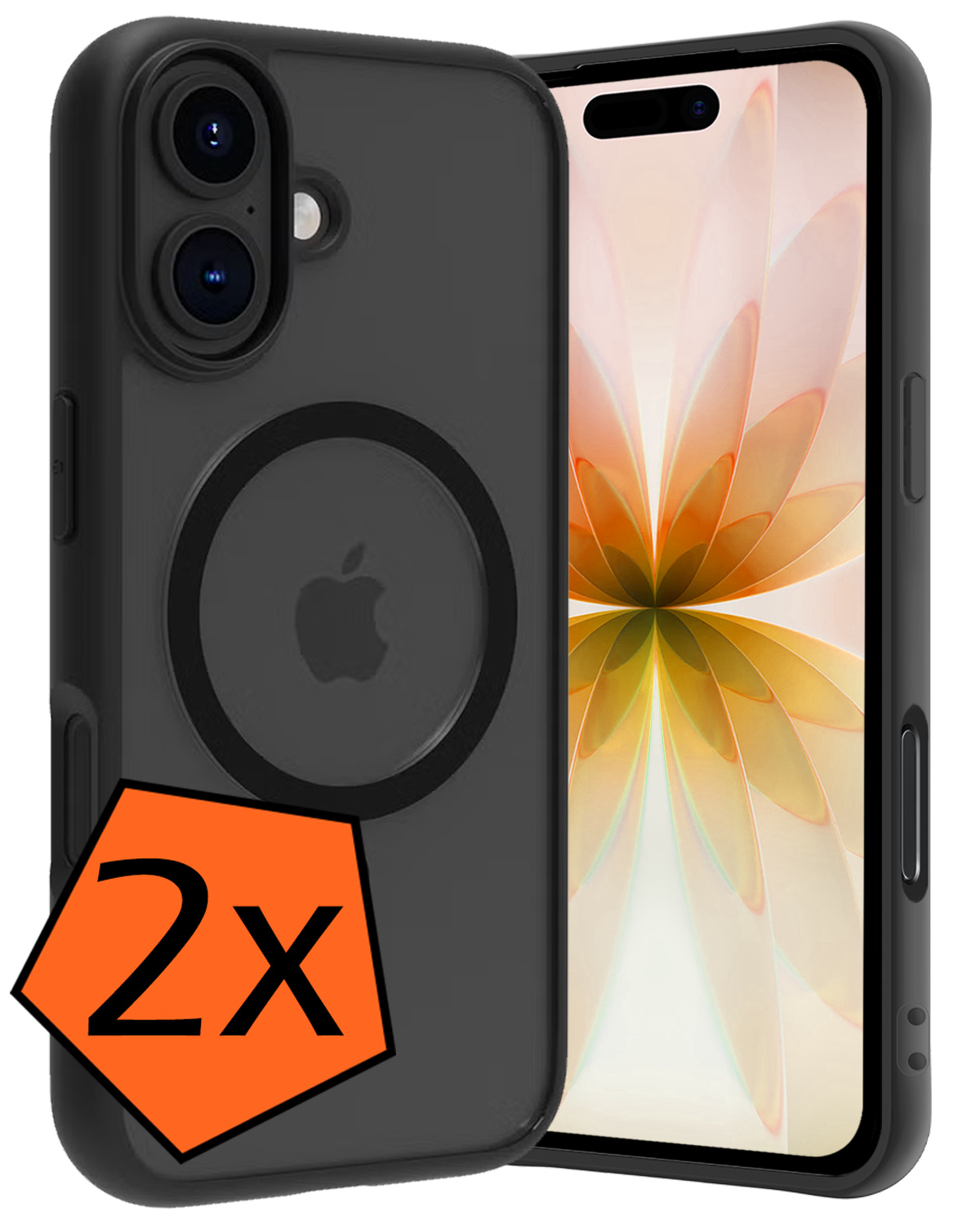 Nomfy Nomfy iPhone 17 Magsafe Hoesje - Zwart - 2 PACK