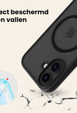 Nomfy Nomfy iPhone 17 Magsafe Hoesje - Zwart - 2 PACK