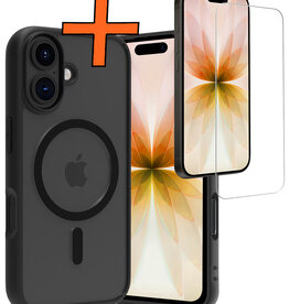 Nomfy Nomfy iPhone 17 Magsafe Hoesje Zwart Met Screenprotector