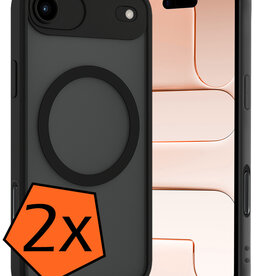 Nomfy Nomfy iPhone Air Magsafe Hoesje - Zwart - 2 PACK