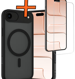 Nomfy Nomfy iPhone Air Magsafe Hoesje Zwart Met Screenprotector