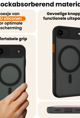 Nomfy Nomfy iPhone Air Magsafe Hoesje Zwart Met 2x Screenprotector