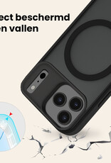Nomfy Nomfy iPhone 17 Pro Magsafe Hoesje Zwart Met Screenprotector