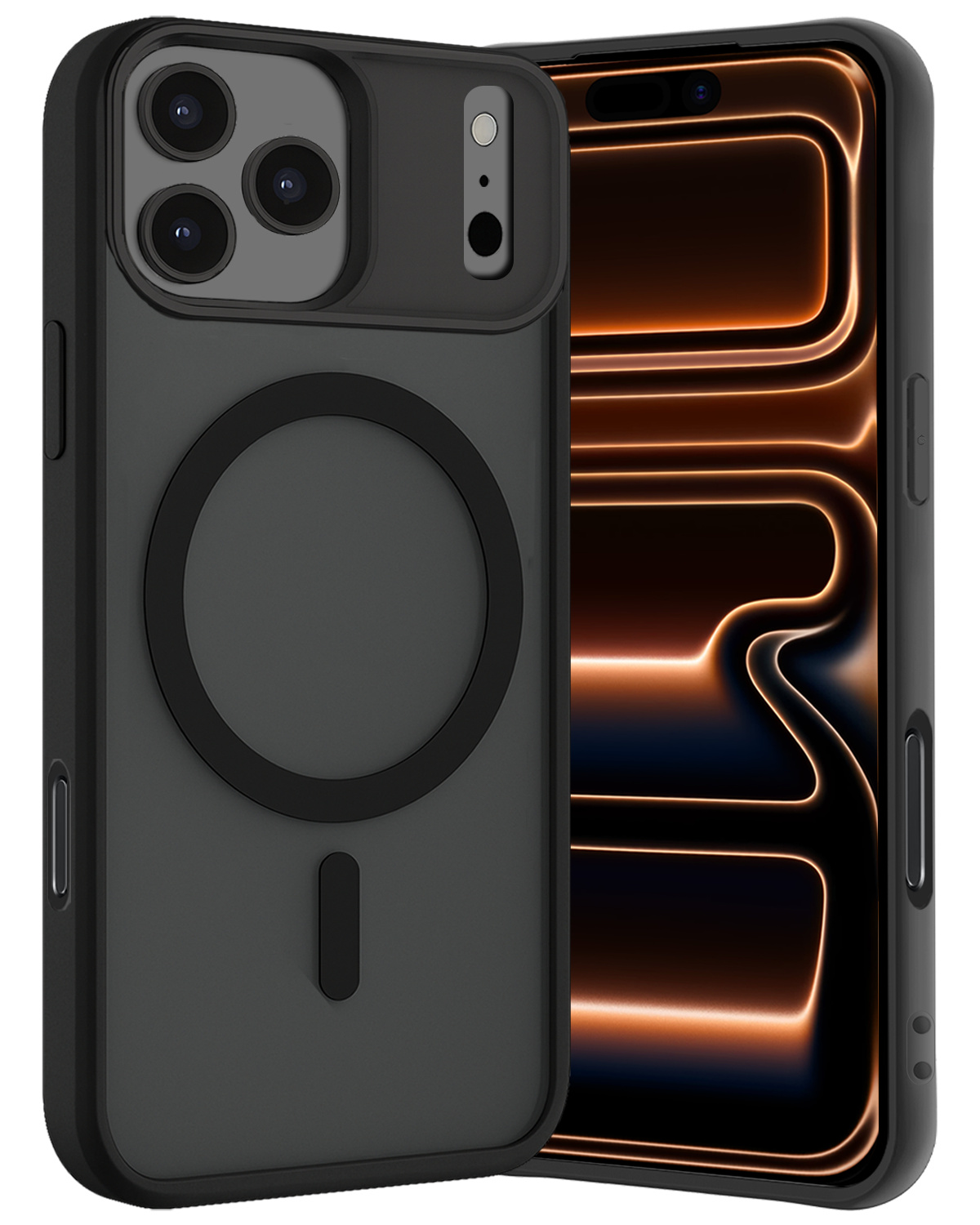 Nomfy Nomfy iPhone 17 Pro Max Magsafe Hoesje - Zwart