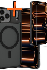 Nomfy Nomfy iPhone 17 Pro Max Magsafe Hoesje Zwart Met Screenprotector