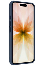 Nomfy Nomfy iPhone 17 Hoesje Siliconen - Donkerblauw