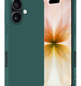 Nomfy Nomfy iPhone 17 Hoesje Siliconen - Donkergroen