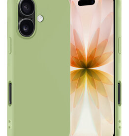 Nomfy Nomfy iPhone 17 Hoesje Siliconen - Groen