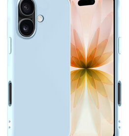 Nomfy Nomfy iPhone 17 Hoesje Siliconen - Lichtblauw