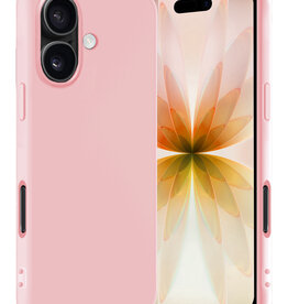 Nomfy Nomfy iPhone 17 Hoesje Siliconen - Lichtroze