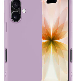 Nomfy Nomfy iPhone 17 Hoesje Siliconen - Lila