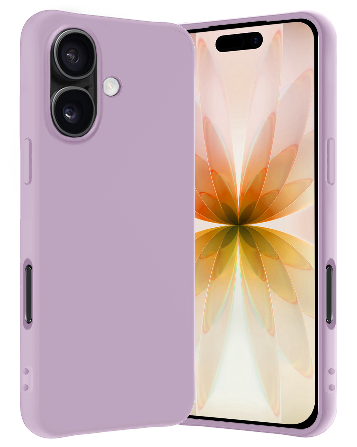 Nomfy Nomfy iPhone 17 Hoesje Siliconen - Lila