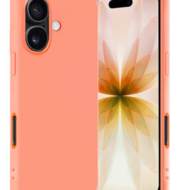 Nomfy Nomfy iPhone 17 Hoesje Siliconen - Perzik