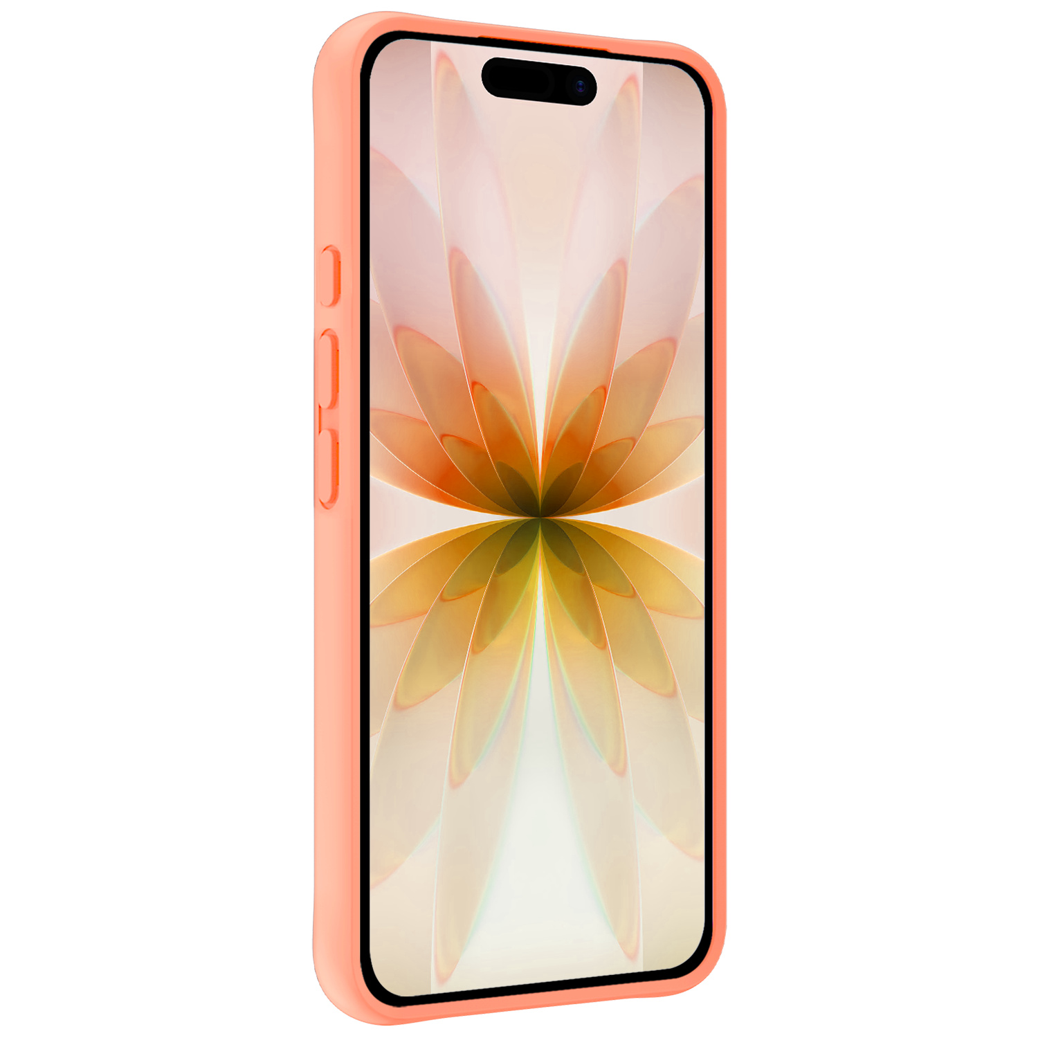 Nomfy Nomfy iPhone 17 Hoesje Siliconen - Perzik