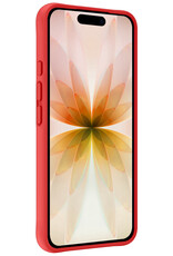 Nomfy Nomfy iPhone 17 Hoesje Siliconen - Rood