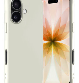 Nomfy Nomfy iPhone 17 Hoesje Siliconen - Wit