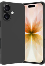 Nomfy Nomfy iPhone 17 Hoesje Siliconen - Zwart