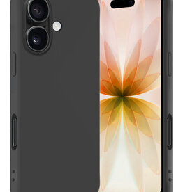 Nomfy Nomfy iPhone 17 Hoesje Siliconen - Zwart