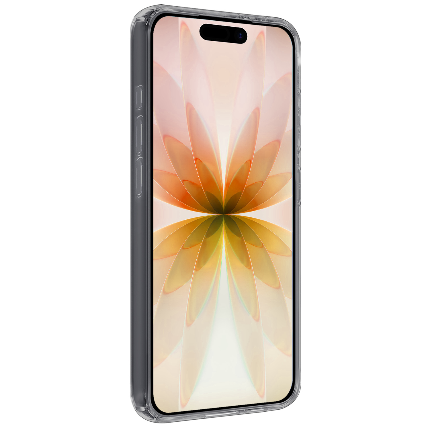 Nomfy Nomfy iPhone 17 Hoesje Siliconen Met 2x Screenprotector Met Dichte Notch - Transparant